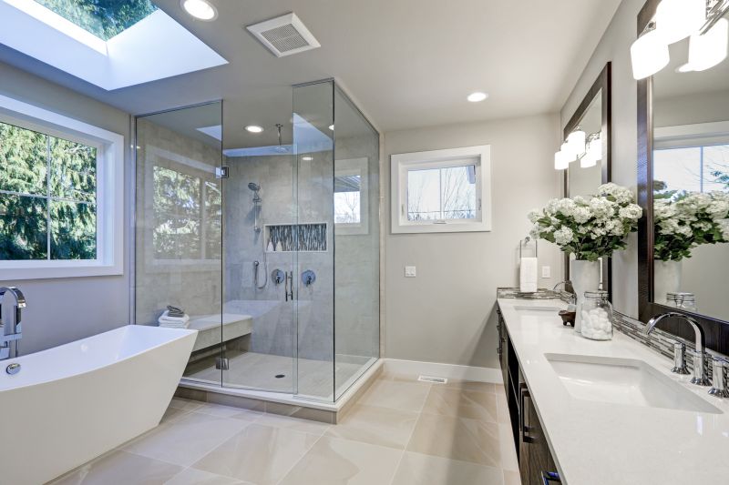 Spacious Glass Showers